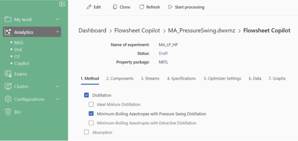 Flowsheet Copilot - Simulate 365